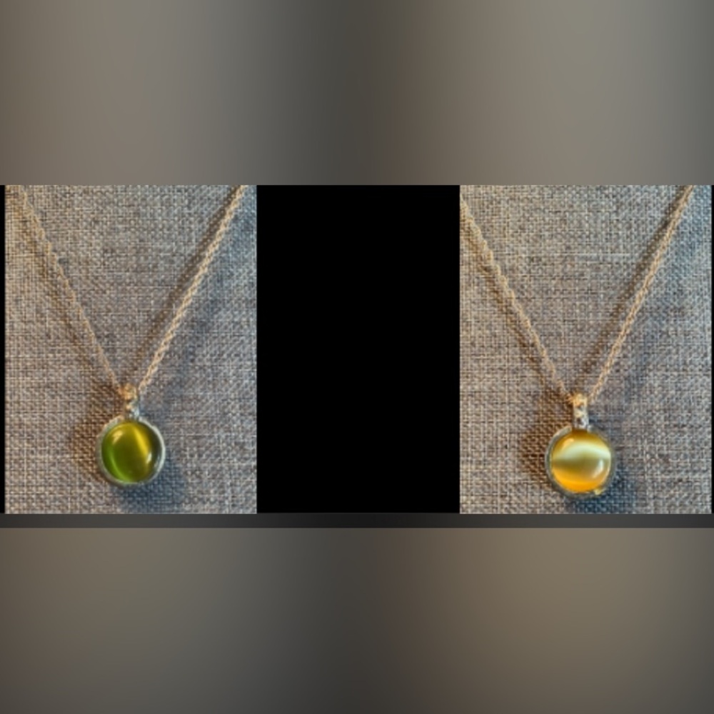 Two sided Vintage Stone Necklace